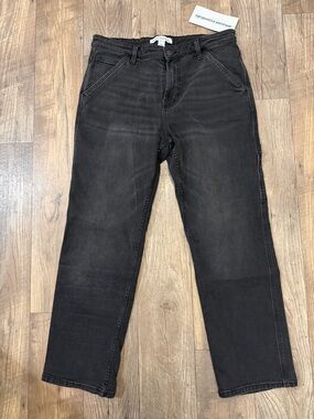 Amazon Essentials Men’s Black Carpenter Jeans.Size 34x30. Brand new with tags